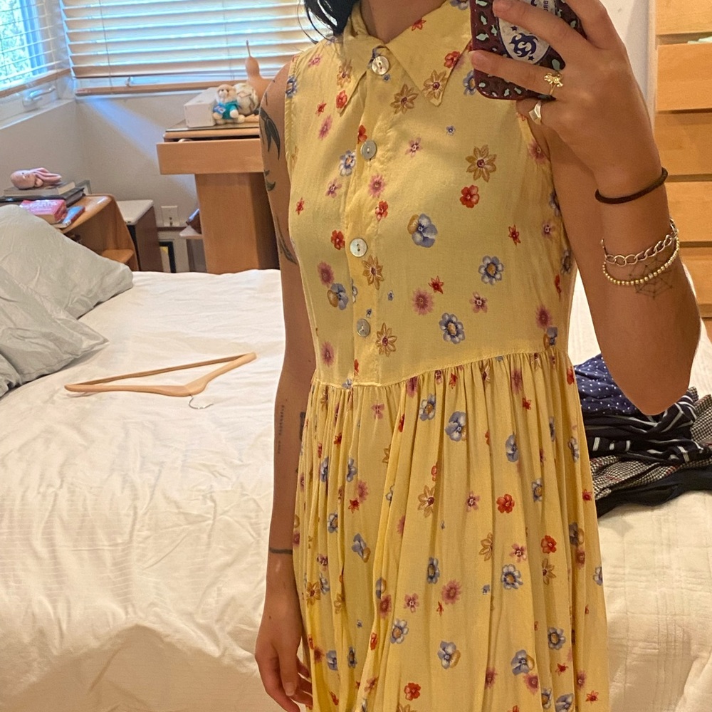 90’s vintage floral mini dress